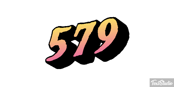 579 Effet de texte