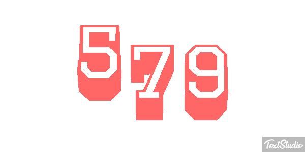 579 Effet de texte