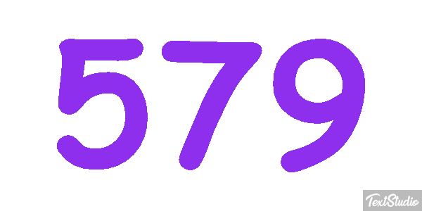 579 Effet de texte