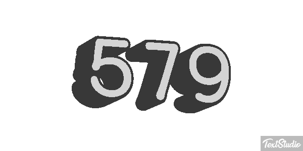 579 Effet de texte