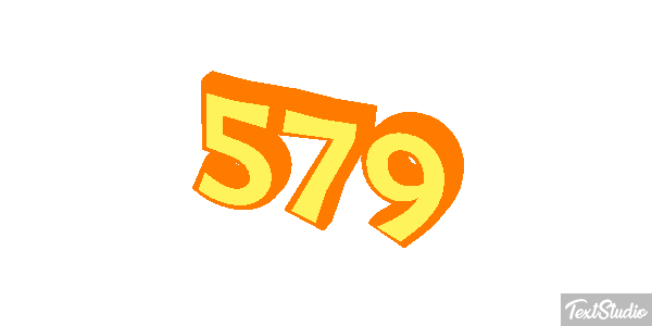 579 Effet de texte