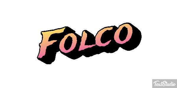 Folco Effetto testo