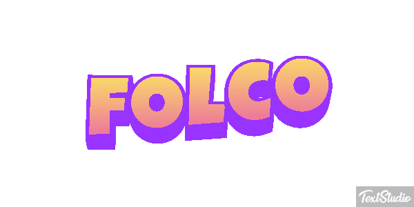 Folco Effetto testo