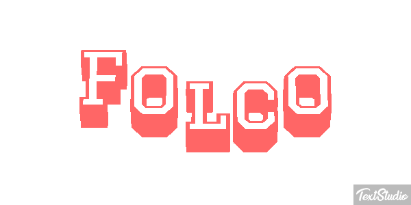 Folco Effetto testo