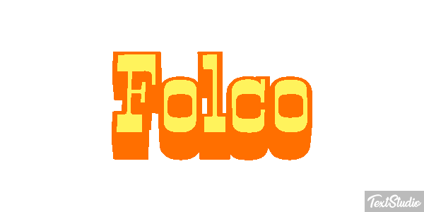 Folco Effetto testo