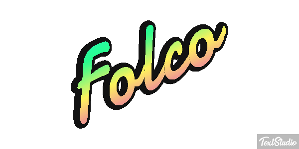 Folco Effetto testo