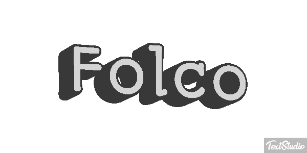 Folco Effetto testo