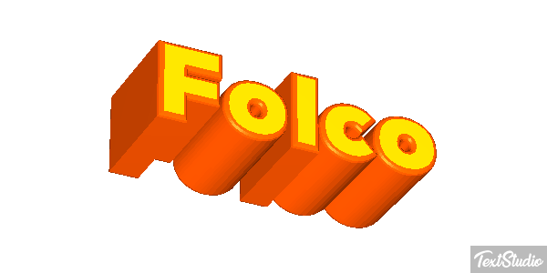 Folco Effetto testo