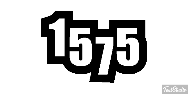 1575 Efecto de texto