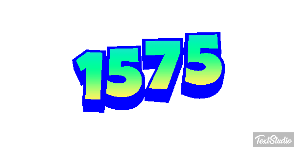 1575 Efecto de texto
