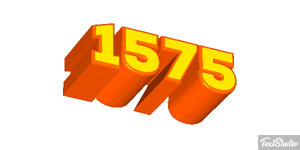 1575 Efecto de texto