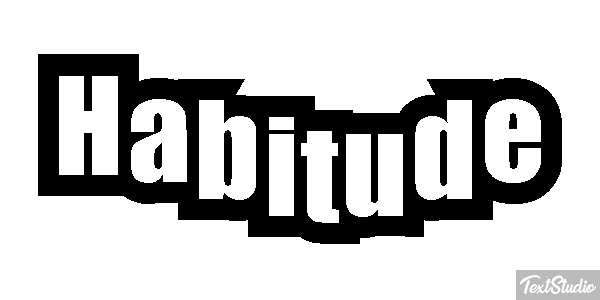 Habitude Text effect
