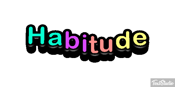 Habitude Text effect