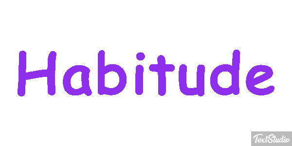 Habitude Text effect