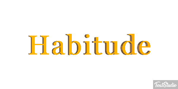 Habitude Text effect