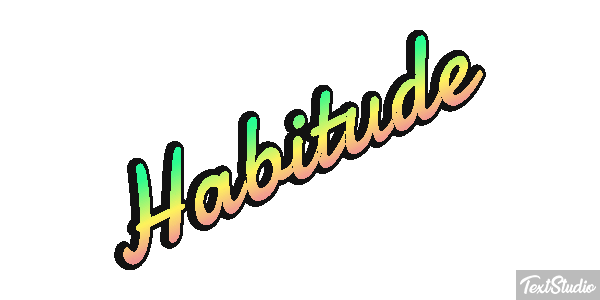 Habitude Text effect