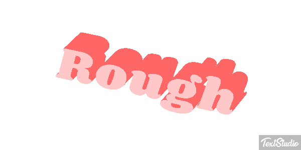 Rough Text effect