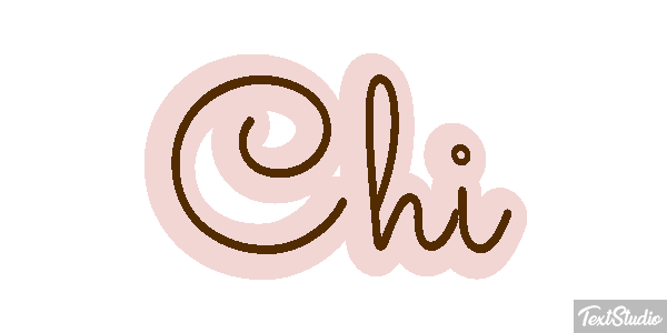 Chi Text effect