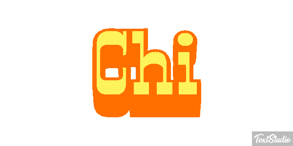 Chi Text effect