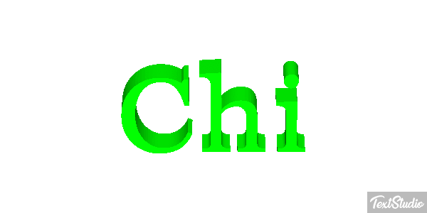 Chi Text effect