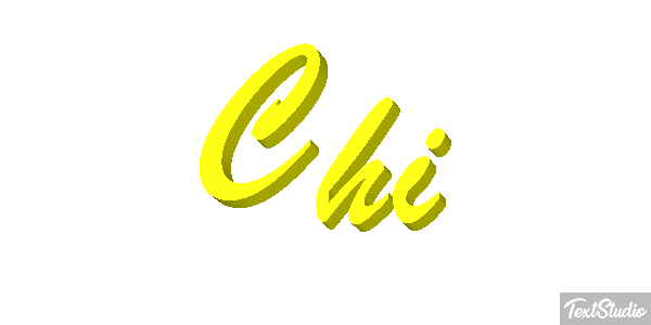 Chi Text effect