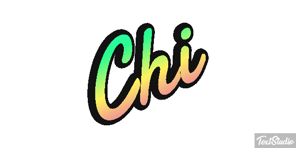 Chi Text effect