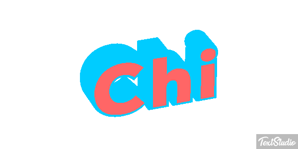 Chi Text effect
