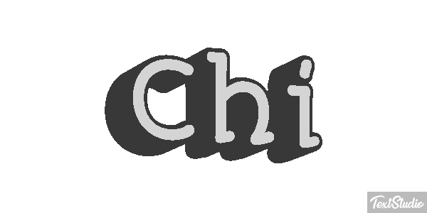 Chi Text effect