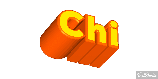 Chi Text effect
