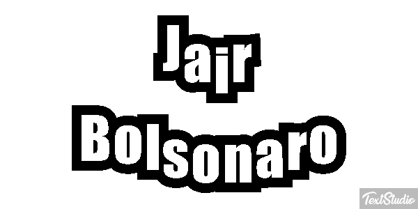 Jair Bolsonaro Text effect