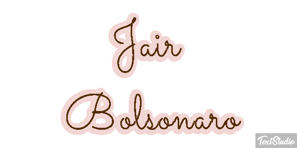Jair Bolsonaro Text effect