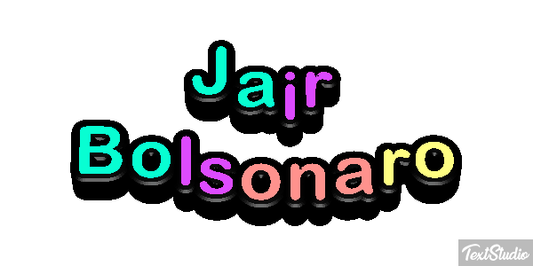 Jair Bolsonaro Text effect