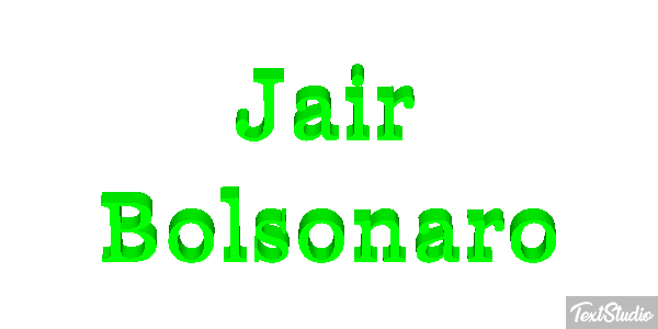 Jair Bolsonaro Text effect