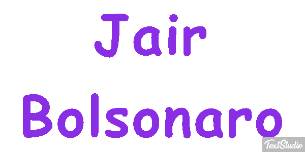 Jair Bolsonaro Text effect