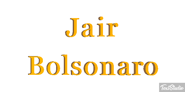 Jair Bolsonaro Text effect