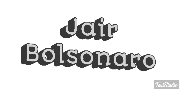 Jair Bolsonaro Text effect