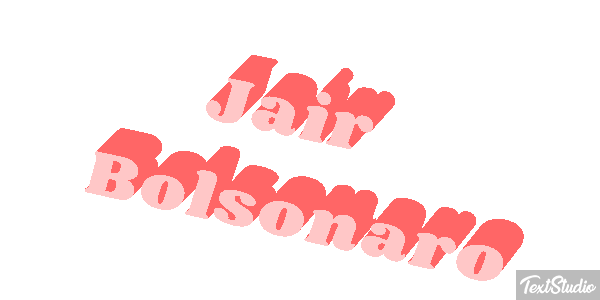 Jair Bolsonaro Text effect