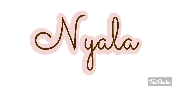 Nyala Texteffekt