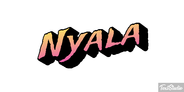 Nyala Texteffekt
