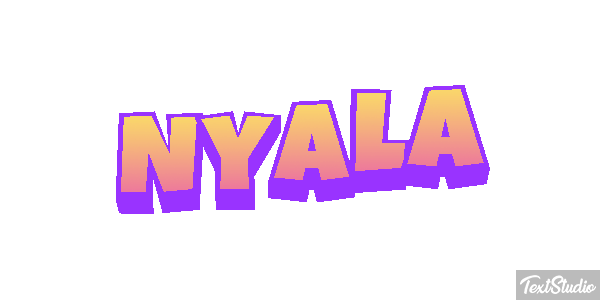 Nyala Texteffekt