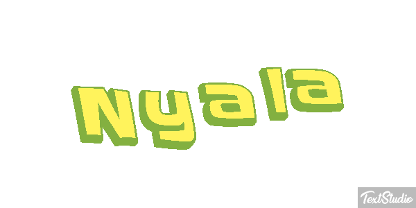 Nyala Texteffekt