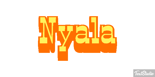 Nyala Texteffekt