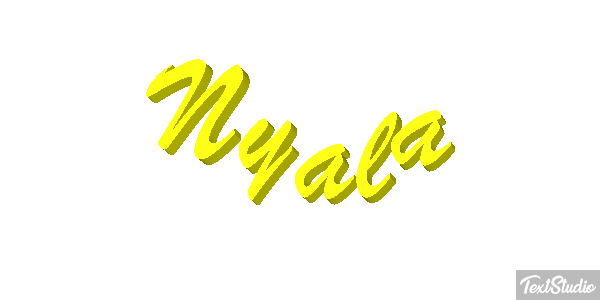 Nyala Texteffekt