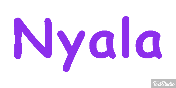 Nyala Texteffekt