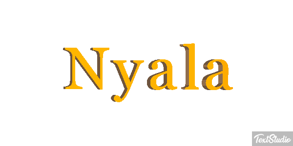 Nyala Texteffekt
