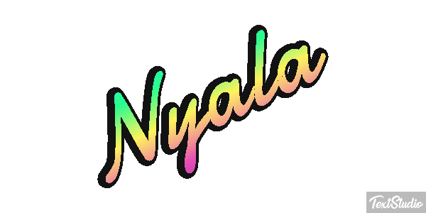 Nyala Texteffekt
