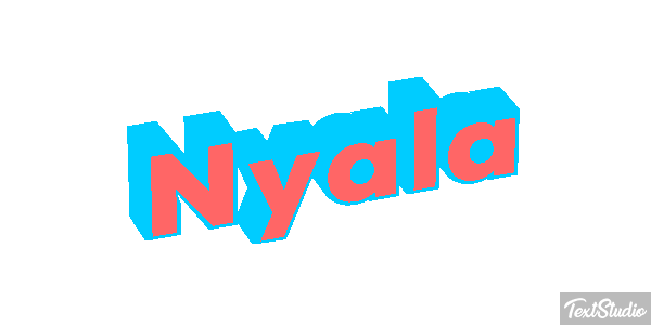 Nyala Texteffekt