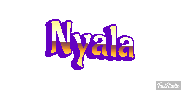Nyala Texteffekt