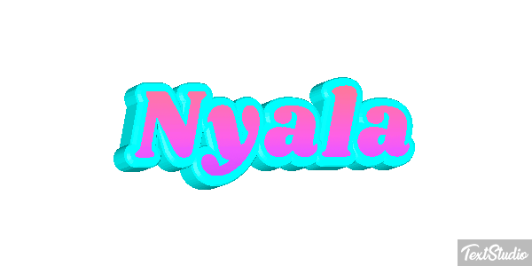 Nyala Texteffekt