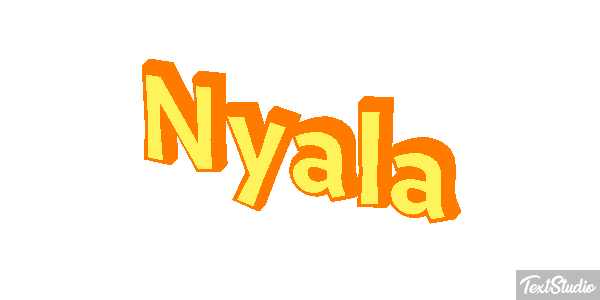 Nyala Texteffekt